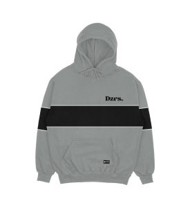 Dezirose Sweater Hoodie Pria Wanita Stripe Kombinasi Two Tone Fleece Tebal Premium Distro Size M-XXL