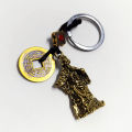 Ziyang Fengshui Kuan Kung Kwan Kung For Business Lucky Charm Keychain. 