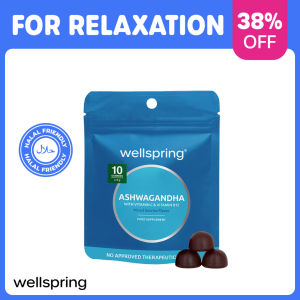 Wellspring Ashwagandha Gummies for Stress Relief Anti Anxiety