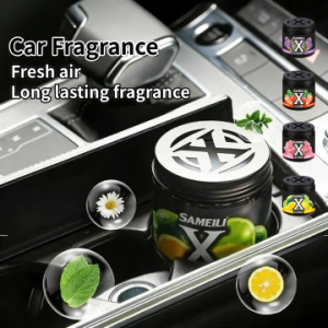 Car Air Freshener Solid Auto Accessories Vanilla Good Smell Lemon Car Perfume Lasting Fragrance High-grade Aroma 220g