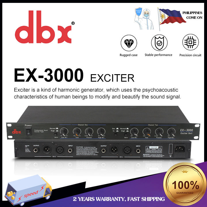 DBX EX3000 professional vocal midfrequency exciter Audio excitation. Professional vocal
