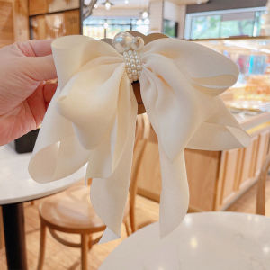【Bestella✨COD】Korea Busur Busur Mutiara Rambut Klip Rambut Gadis Lucu Hairpin A