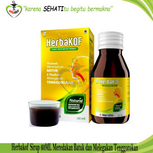 Obat Batuk Herbakof Herbal Sirup Dewasa All Varian Berdahak dan Kering