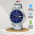 ĐỒNG HỒ NAM CASIO MTP 1384D 2A DÂY KIM LOẠI CHỐNG NƯỚC. 