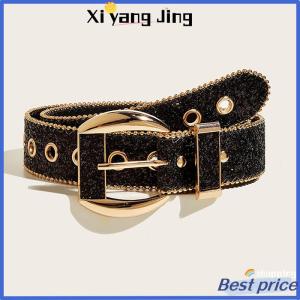 XYJ Flash Sale Home Goth Punk Phụ Nữ Của Vành Đai Thời Trang Rhinestone Vành Đai Cô Gái Trang Trí Jeans Rộng Vành Đai Rock Người Đàn Ông Phụ Nữ Thời Trang Vành Đai