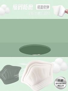 [Free Shipping] Anti-Chafing Heel Pads For Men And Women Shoe Size Adjuster Anti-Slip And Anti-Chafing Heel Protector Half-Size Insoles For Sneakers And High Heels