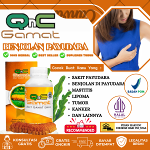 Obat Nyeri Payudara Benjolan Di Payudara Mastitis Lipoma Tumor Jinak Kanker Payudara Pengempis Benjolan Di Payudara Dengan QnC Jelly Gamat Emas Original