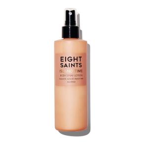Eight Saints Island Time Body Spray Lotion for Dry Skin Protects es and Hydrates Coconut Scent with Coconut Oil Jojoba Oil and Vitamin E 8 Ounces