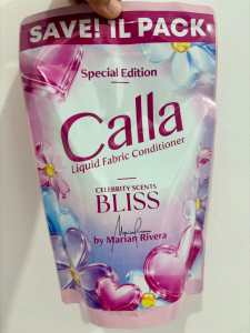Calla Liquid Fabric Conditioner Bliss by Marian Rivera Special Edition Save 1L Pack.