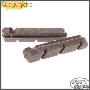 【Guoyuqiche】🔥🔥🔥 ถนนจักรยานเบรคล้อคาร์บอนเบรคเบรค Pads ก๊อกเบรคล้อ Pade แผ่นคาร์บอนขอบ