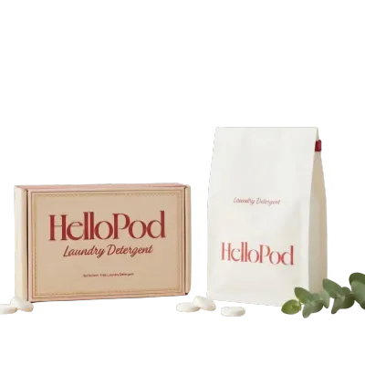 HelloPod Laundry Detergent Tablet 4g x 50 tablets vegan EWG Green Baby Safe Korean Environment
