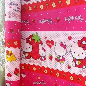 Bahan Polimicro Disperse Microtex & Kain Motif Salur