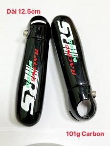 Tay nắm phụ- sừng trâu cacbon dài 12.5cm hiệu Racing Speed dành cho xe đạp