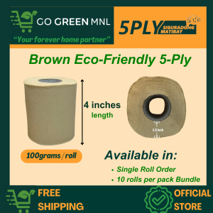 GOGREEN MNL. 5 Ply Tissue Roll Siguradong Matibay 5-PLY Thickest Recycled Paper Makapal