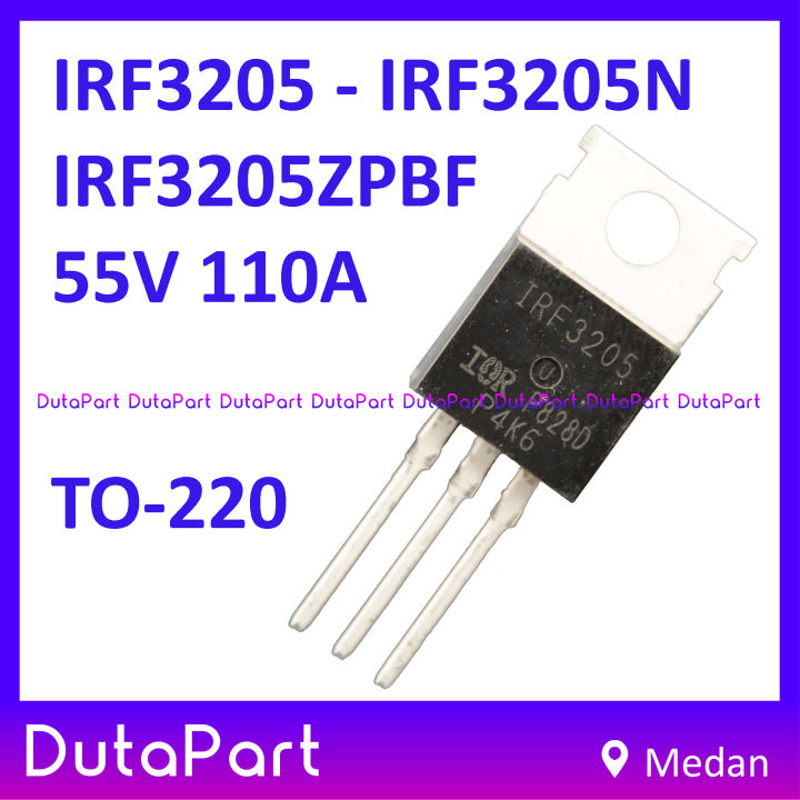 Mosfet irf3205 to 220 55v 110a 200w irf3205pbf irf 3505 n-fet