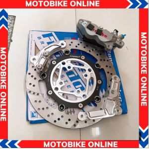 [ Kèm 2 ốc Salayza ] full combo 3 món heo+pát+đĩa size 260mm gắn các dòng xe 4 lỗ thông dụng