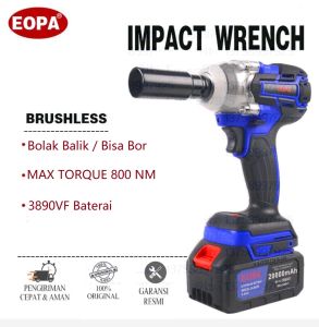 EOPA ECW 003 Kunci Pas Impact Wrench Brushless Baterai 88VF