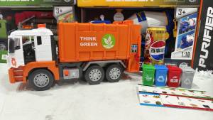 🌈พร้อมส่ง รถของเล่น รถขยะ รถขนขยะ รถขยะสีเขียวคันใหญ่ Car รถเด็กเล่น ของขวัญ ของเล่นเสริมพัฒนาการ รุ่นเปิดประตูได้