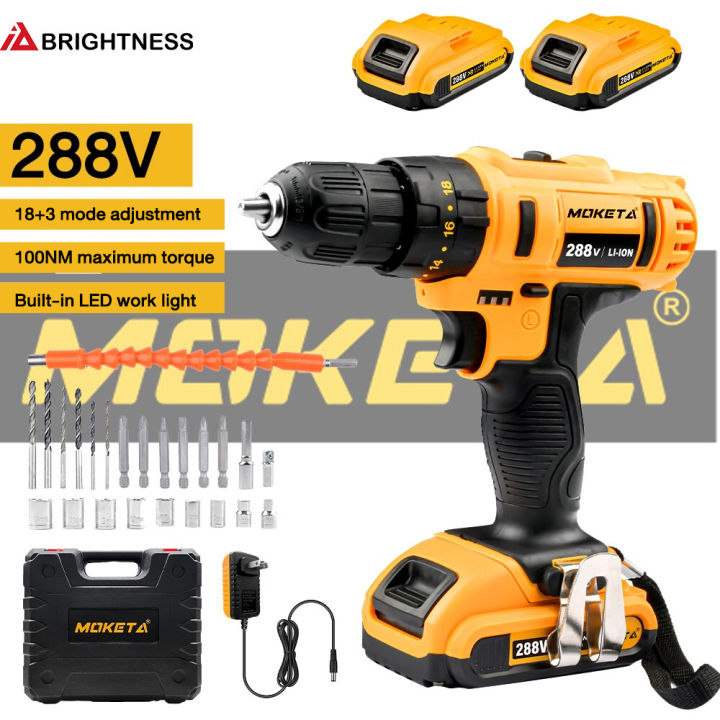 Cordless Impact Drill Cordless Drill Electtic Drill Multifunction