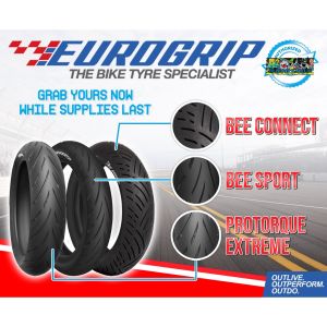 EUROGRIP Tubeless Tires for Aerox Nmax Xmax ADV PCX 160 Mio Beat Click