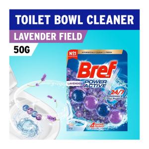 Bref Power Active Automatic Toilet Bowl Cleaner - Lavender 50G