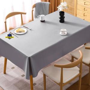 Simple Tablecloth Plain Design | Durable & Washable Table Cover | Dining & Kitchen Use