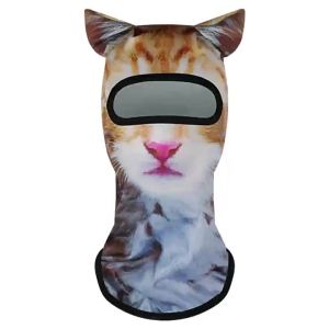 3D Animal-patterned facekini sun protection mask a funny outdoor essential for summer travel and cycling