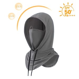 Full Face Sun Mask Extended Neck Cover Lightweight Material Sports Daily Wear 3-in-1 Style