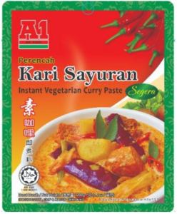 A1 Instant Vegetarian Curry Paste/Soup Spices 素咖喱即煮料/素肉骨茶汤
