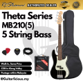 THETA-5 Series 5 String Bass Guitar (RCStromm/ Gamma  / MB205) Electric Bass Guitar Package Comes with cable bass guitar set beginner bass guitar package with 15watt Bass amplifier speaker 5 tali bass gitar. 