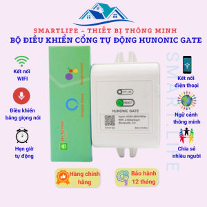 Công Tắc Thông Minh Điều Khiển Cổng Tự Động Hunonic - Điều Khiển Cổng Từ Xa Bằng Điện Thoại Không Cần Wifi Tương Thích Với Mọi Motor Cổng