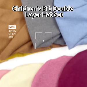 Trendy & Comfortable Kids Hat with Scarf Set Warm Faux Cashmere Kid Hat Scarf set Winter Cap with Neckerchief for Kids