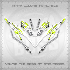 CLICK 125 V2 INDO-MALAY FOR WHITE DECALS (2026 CODE 2 STYLE) STICKER KITS BY STICKABOSS