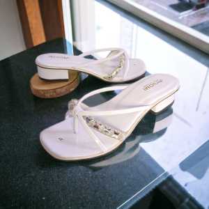 Ayuomi Sandal heeels Wanita Hak Tahu Shaly tinggi 3cm pesta/wisuda terbaru 2024