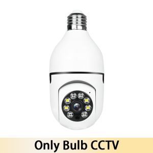 V380 5G CCTV Bulb Camera Wireless Dual  No Wifi Needed Connect to Cellphone Xiaomi Smart Cameras