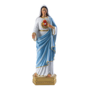 Classic Blue Mother Figurine 21.3cm Resin Craft Ornament Desktop Decoration Gift for Christmas Mothers Day Travel Souvenir