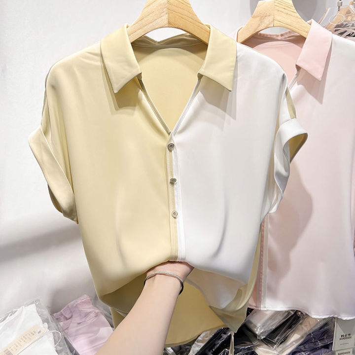 thin short sleeve button up