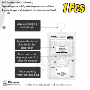 🇸🇬 ReadyStock - Hanging Moisture Absorber Bags Effective Dehumidifier for Closet Wardrobe Bathroom Damp Removal
