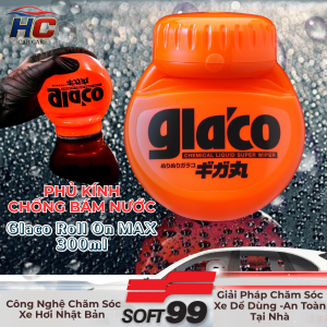 Soft99 Phủ Nano Kính Lái Glaco 30th Anniversary 300ml Chống Bám Nước Nhật Bản