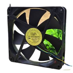 Power Supply Fan PSU 140mm 14025 14cm 12V 0.70A Dual Ball Bearing PWM Power Cooling Fan D14BM-12 for High Performance Systems