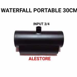 Waterfall portable 30cm kolam koi pond - 3in