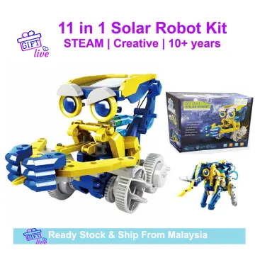 TEMI 12-in-1 Solar Robot Kit For Kids (STEM Learning Toy For Ages 8-13)