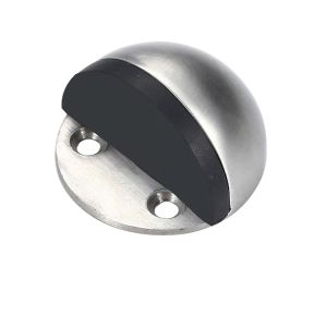 Chặn cửa bán nguyệt inox chặn cửa nam châm,kèm miếng dán tường 3M đồ ốc vít - ESTLA