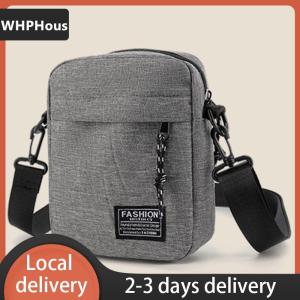 [COD] WHPHous Ship within 24 hours Mens Small Bag Shoulder Bag Trendy Diagonal Backpack Chest Bag Lightweight Boy Mini Casual Bag Mobile Phone Waist Pack