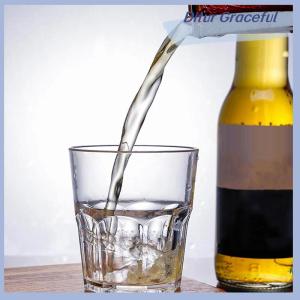 Ditur Acrylic Whiskey Cups Unbreakable Transparent Beer Cup Plastic Coffee Milk Breakfast Cup Spirit Drinkware Juice Tea Cup