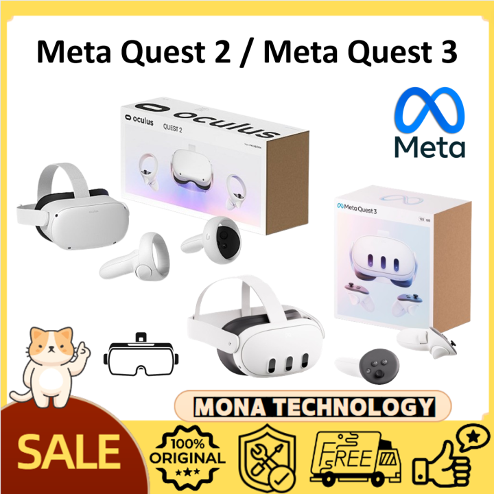 【Ready Stockl】Meta Quest 3 All-in-One VR Gaming Headset VR Headset ...