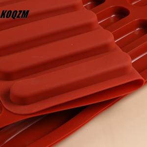 KOQZM Tiramisu Finger Cookies Commercial Silicone Non-stick Diy Baking Tools For Household High Temperature Resistant 15 Die