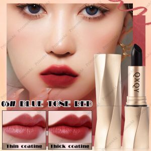 QXQY Black Luxury Velvet Matte Lipstick Waterproof Moisturizing Smooth Liptint Makeup 24 hours Non-stick Cup Long Lasting Liptint Makeup