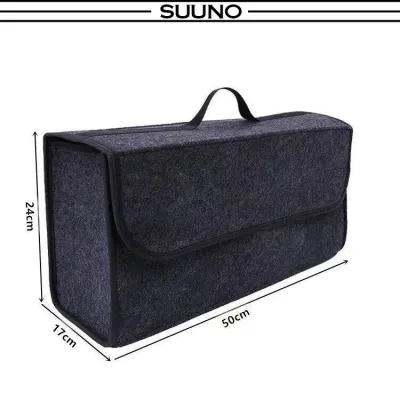 SUUNO Car Trunk Boot Bonnet Bag Foldable Organizer Storage Bag Travel Tidy Box Automobile Collapsible Car Boot Vehicle Truck SUV Pickup Auto Accessories Kereta Beg Kasut Tool Kit Set System Device Equipment