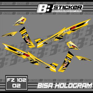 Striping Fiz R BISA HOLOGRAM Stiker Sticker Striping Variasi Lis Yamaha Fiz R Fz 102